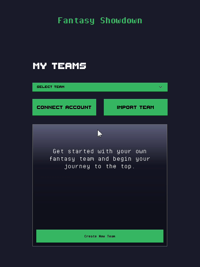 Competition and Leaderboard Interface